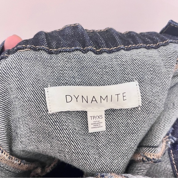 Button-Down Denim Dress with Pockets - Picture 4 of 5